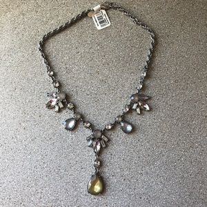 NWT Ann Taylor LOFT Rhinestone Necklace